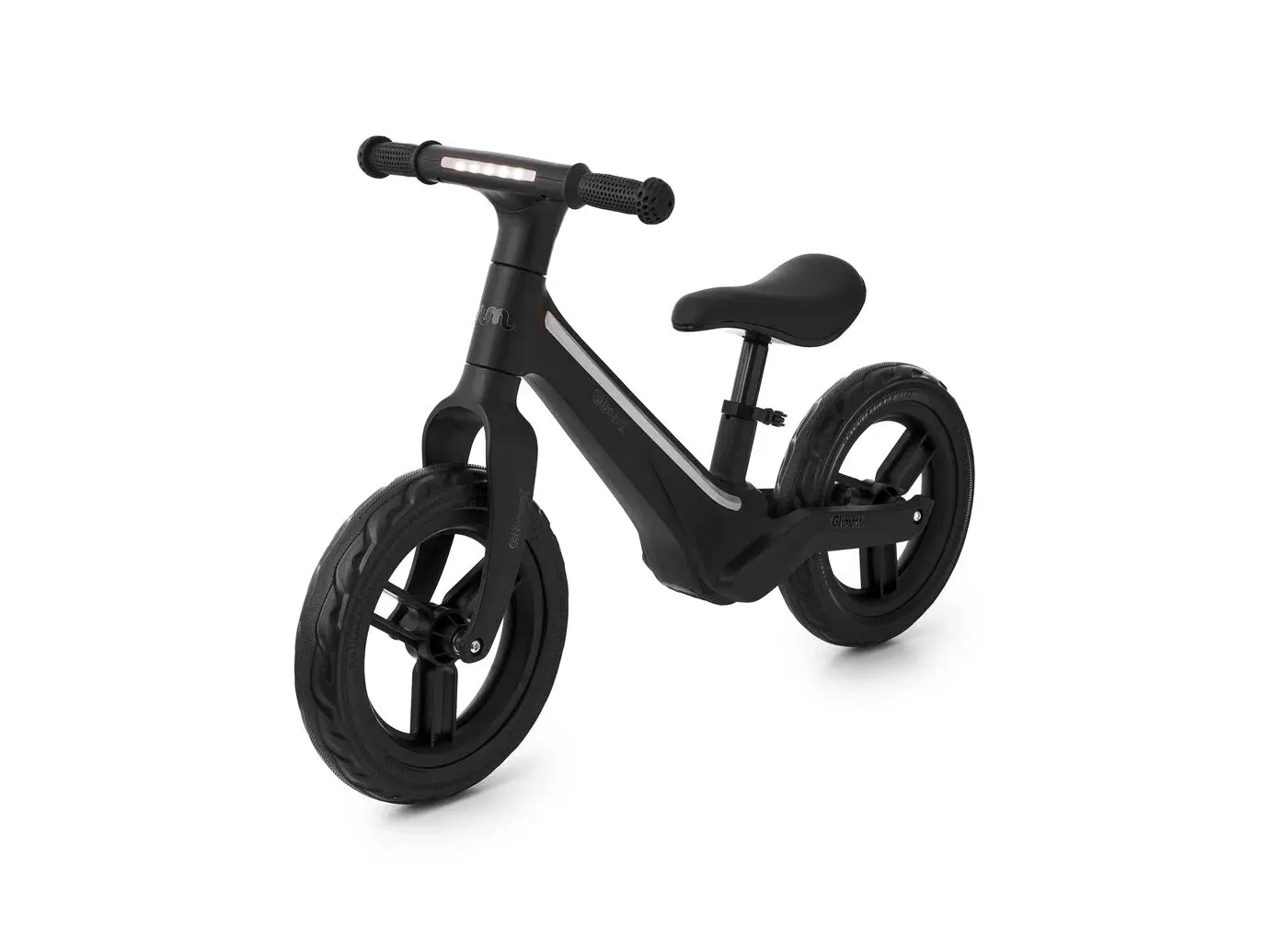 Glimmt løbecykel i original sort emballage med CE-mærkning og EN 71 dokumentation